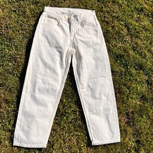 Olderbother jeans. Off white/natural. Size M